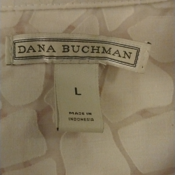 Ladies White Blouse long sleeve button up size large - Picture 3 of 5